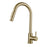 Lina Faucets - Premium Gold Stainless Steel Kitchen Sink Faucet with Pull-Out Sprayer