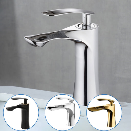 Lina Faucets Brass Chrome Tap Bathroom Wash Basin Faucet - Stylish Versatility in Chrome, Black, and Gold
