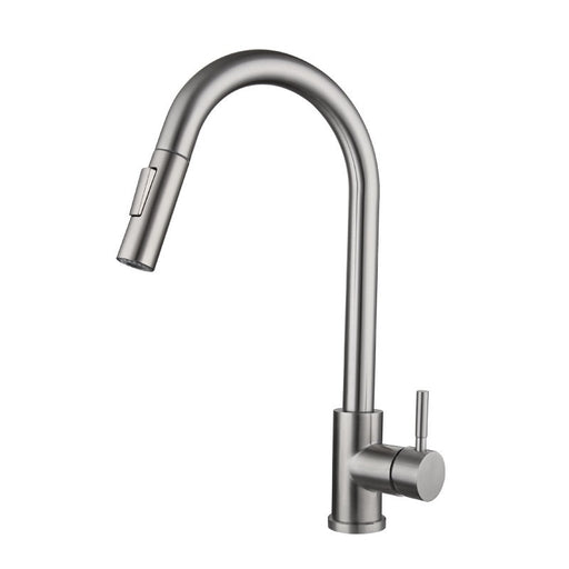Lina Faucets - Premium Chrome Stainless Steel Kitchen Sink Faucet with Pull-Out Sprayer