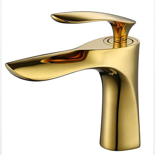 Gold Brushed Single Lever Water Mixer Gold Tap Faucet - Timeless Elegance for Your Bathroom Wash Basin