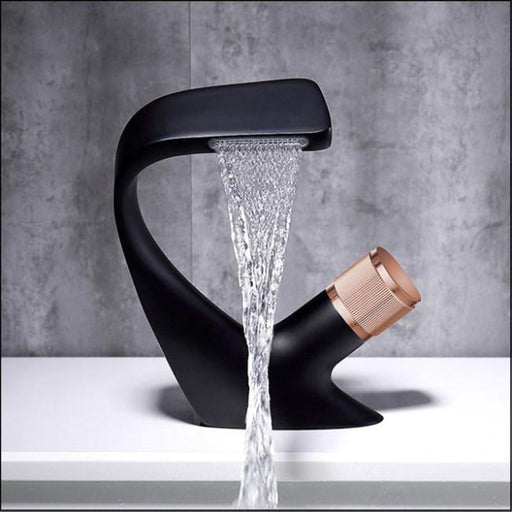 Lina Kitchen Waterfall Bathroom Faucet - Enhance Your Bathroom with a Serene Waterfall Flow and Multiple Color Options