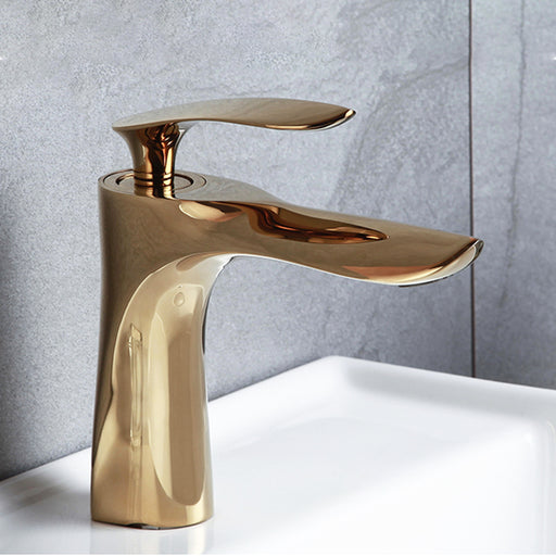 Coveted European-Style Vanity Mixer: Golden Basin Hot and Cold Water Faucet for Household Bathroom Cabinets - Lina Faucets