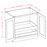 White Shaker - Full Height Double Door Double Rollout Shelf Bases-rstmexpress